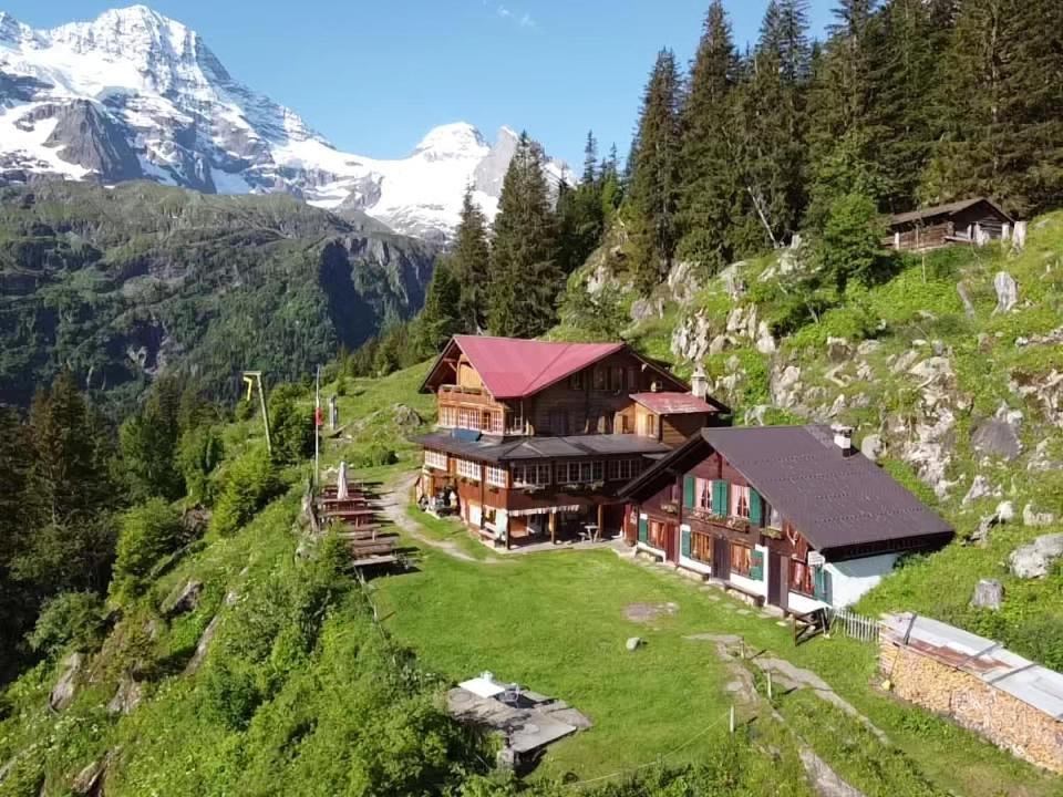 Berggasthaus Tschingelhorn Hotel Stechelberg Exterior photo